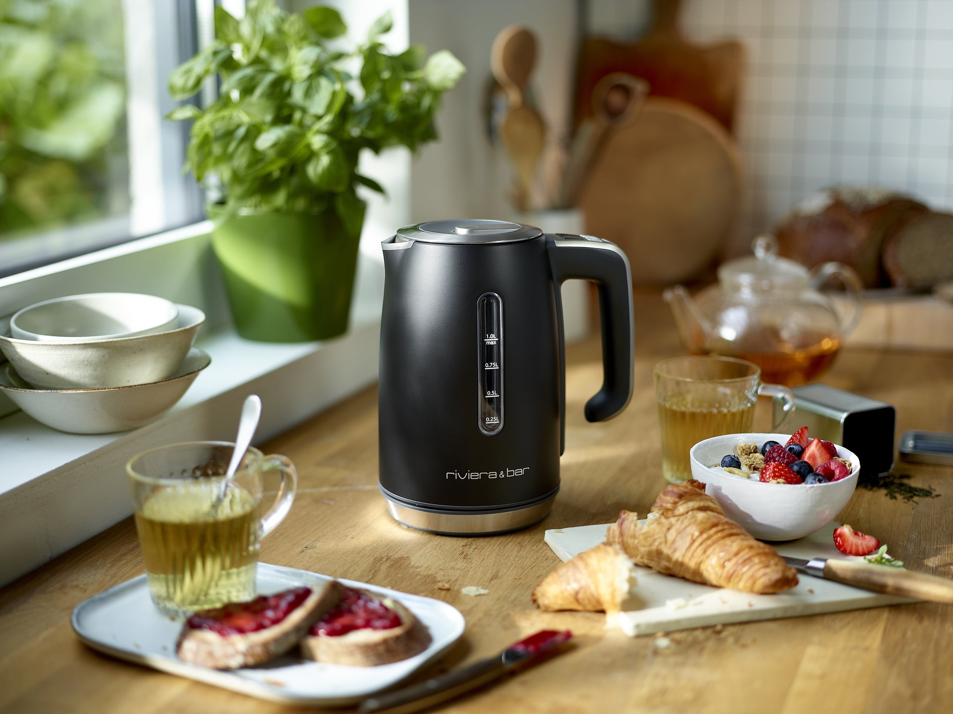 Waterkoker Dana - 1L - Zwart