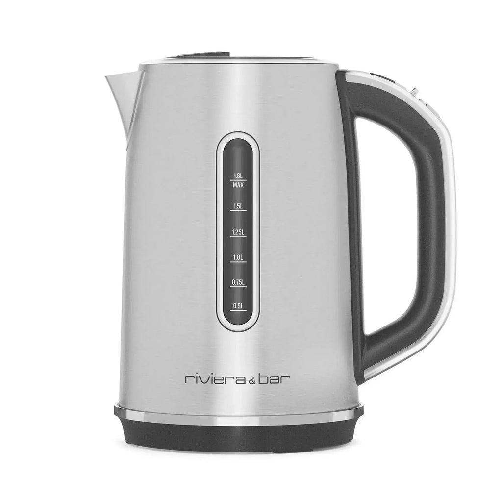 Roestvrijstalen elektrische waterkoker.