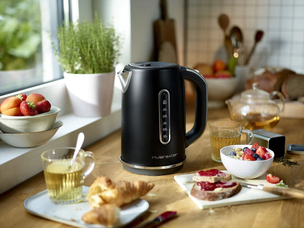 Waterkoker Alma - 1.8 L - Zwart riviera&bar