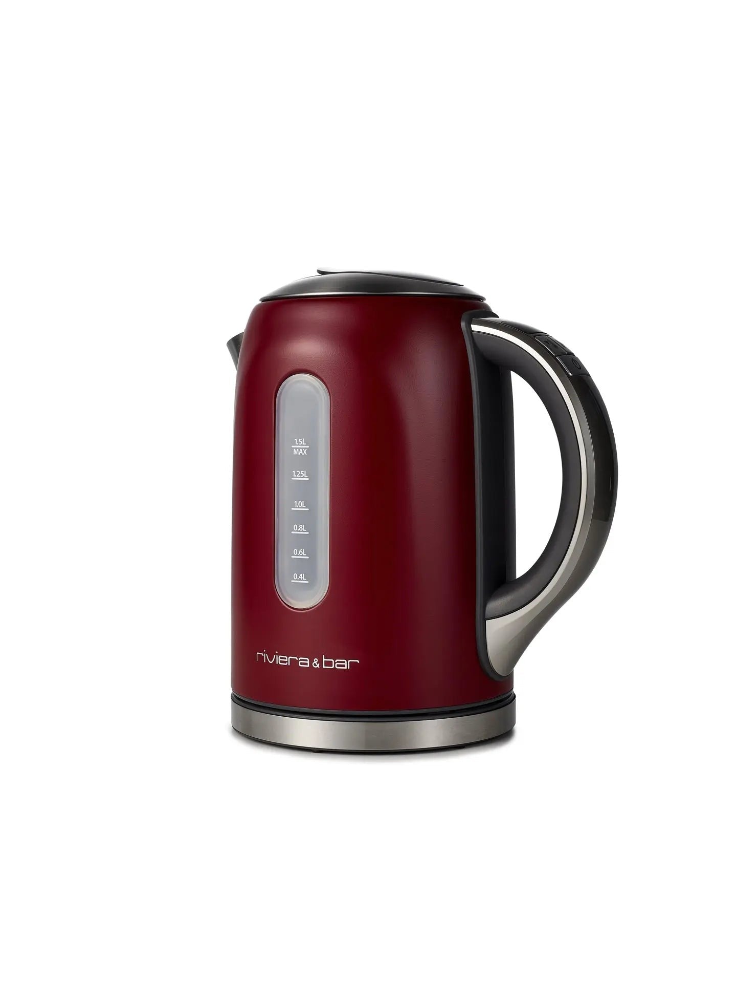 Waterkoker Mila - 1.5 L - Rood riviera&bar