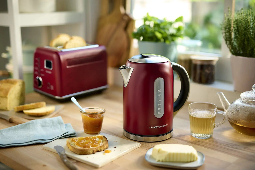 Waterkoker Mila - 1.5 L - Rood riviera&bar