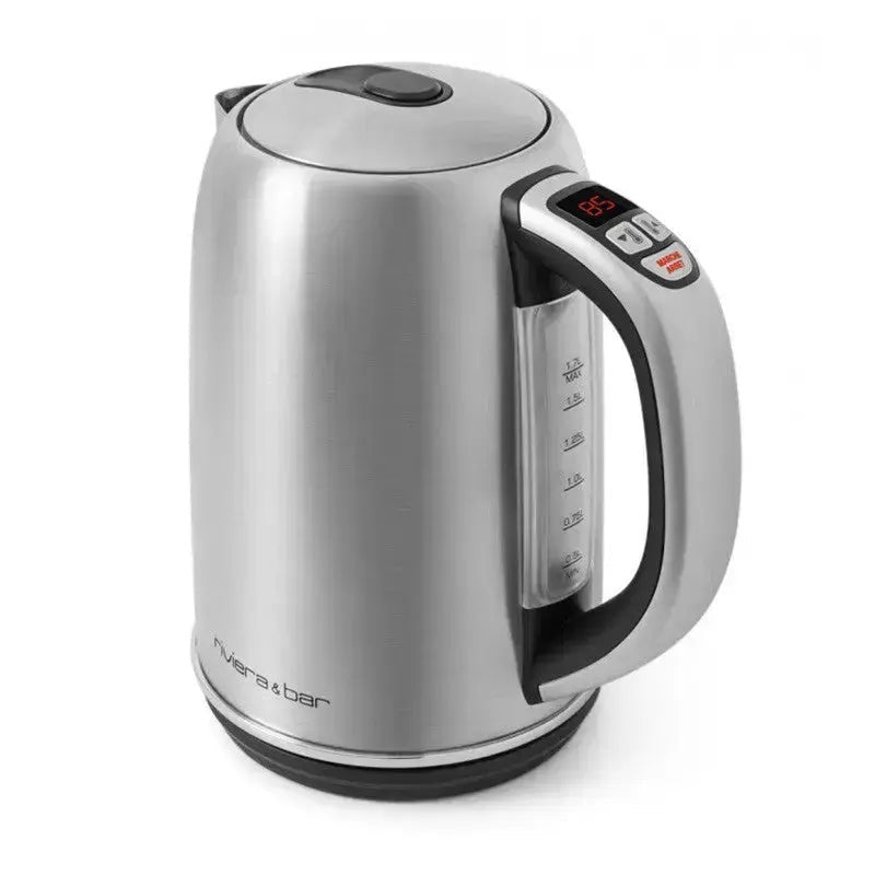 Roestvrijstalen elektrische waterkoker.