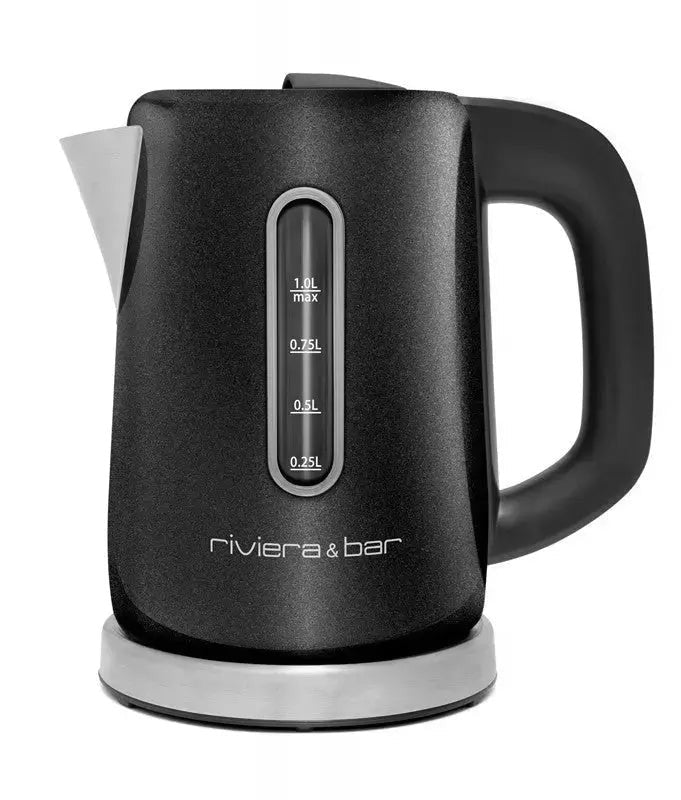 Zwarte waterkoker Riviera & Bar.