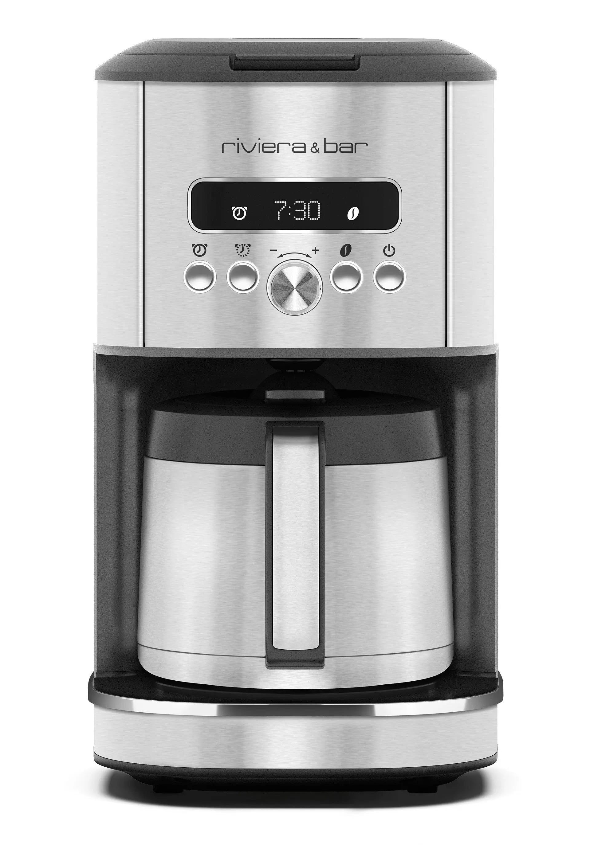 Koffiezetapparaat Riviera & Bar van roestvrij staal.