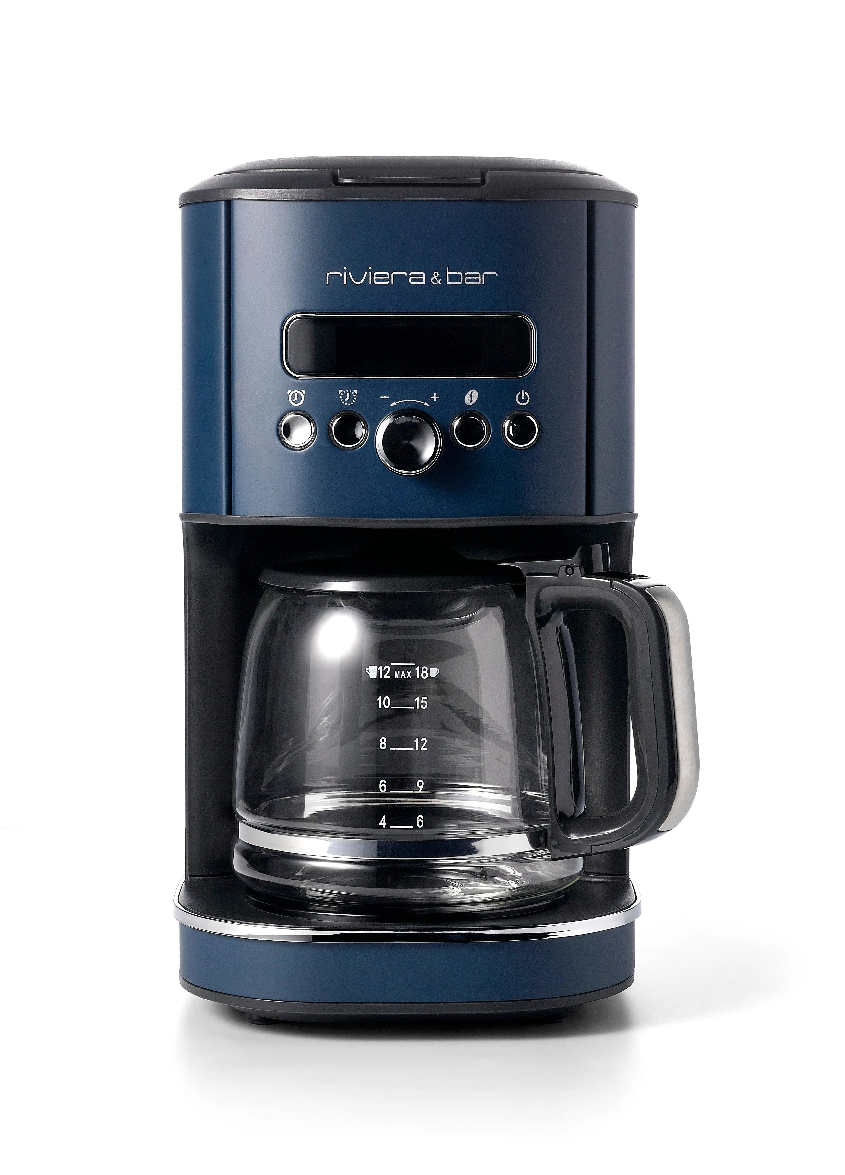 Programmeerbaar filterkoffiezetapparaat - 1.8 L - Blauw riviera&bar