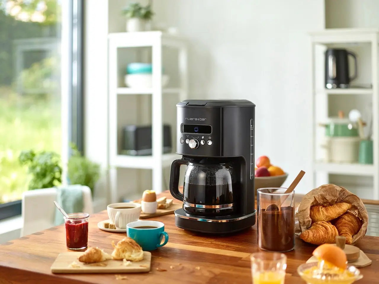 Programmeerbaar filterkoffiezetapparaat - 1.8 L - Zwart riviera&bar