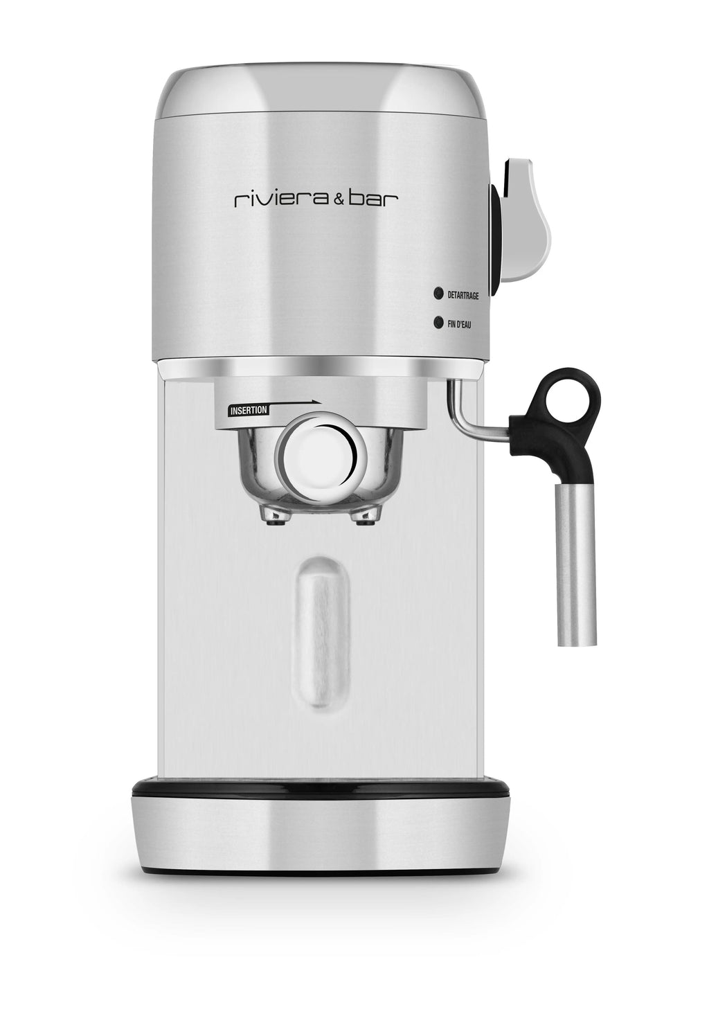 Zilveren espressomachine Riviera & Bar.