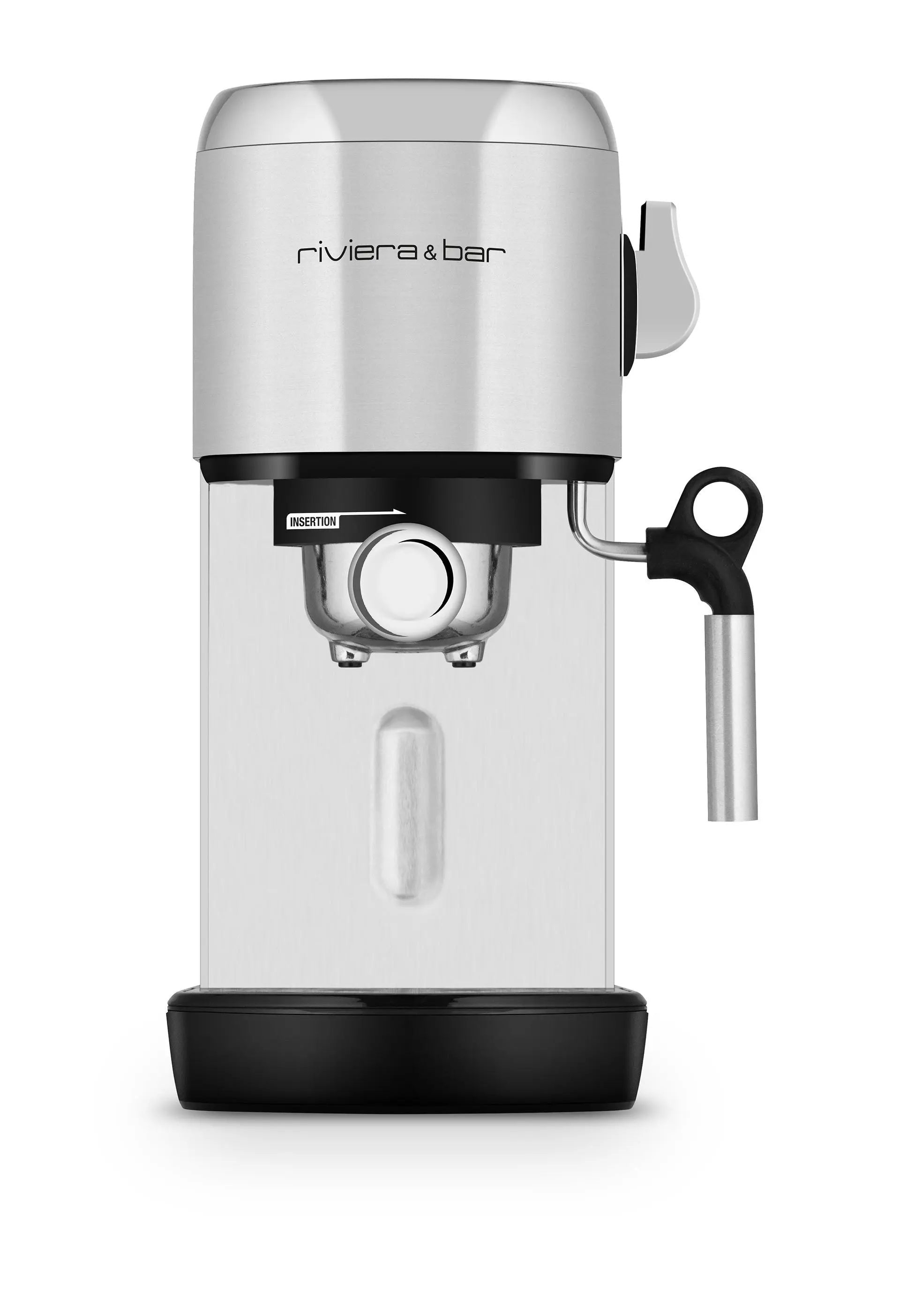 Zilveren espressomachine Riviera & Bar.