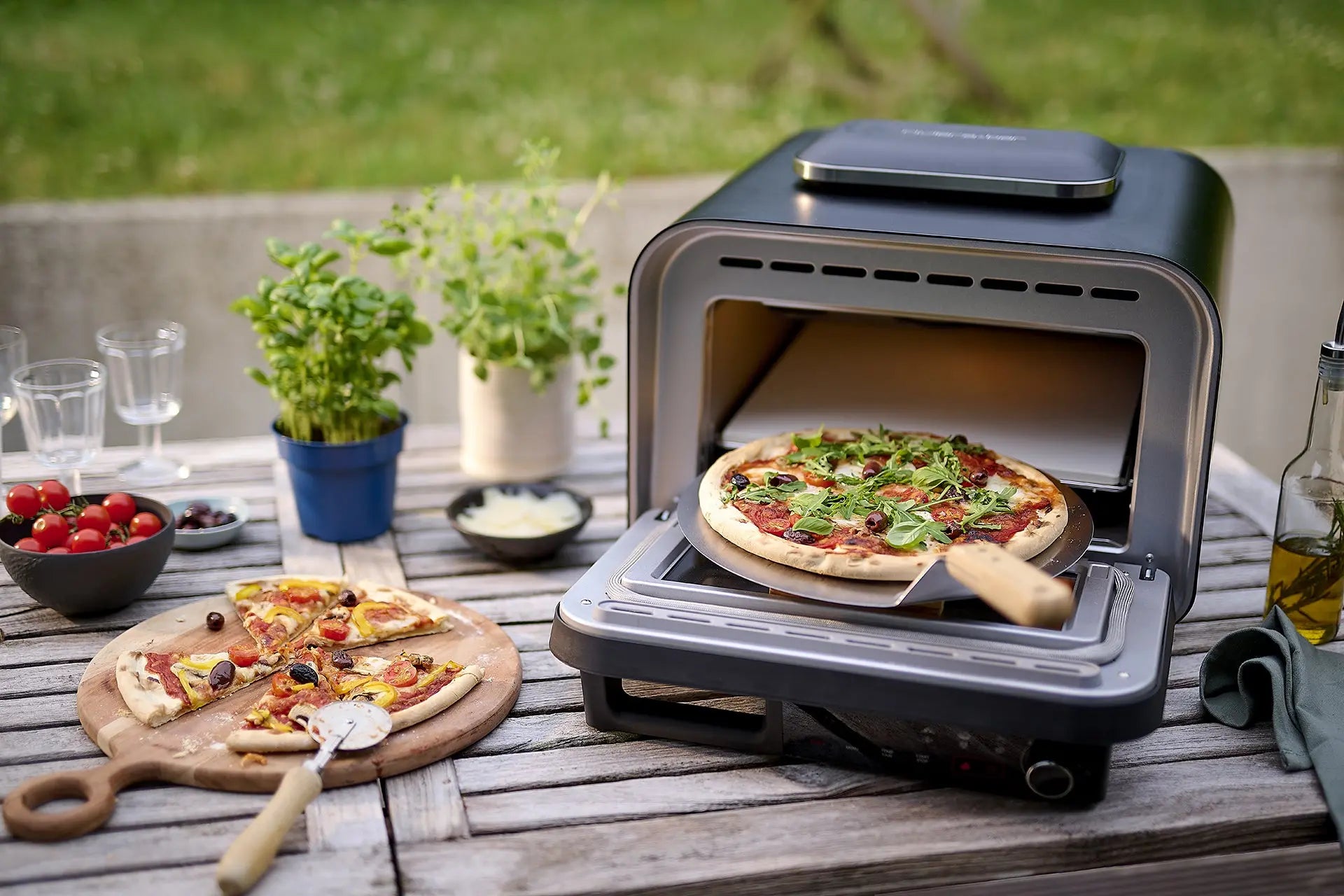 Elektrische pizzaoven 400 graden
