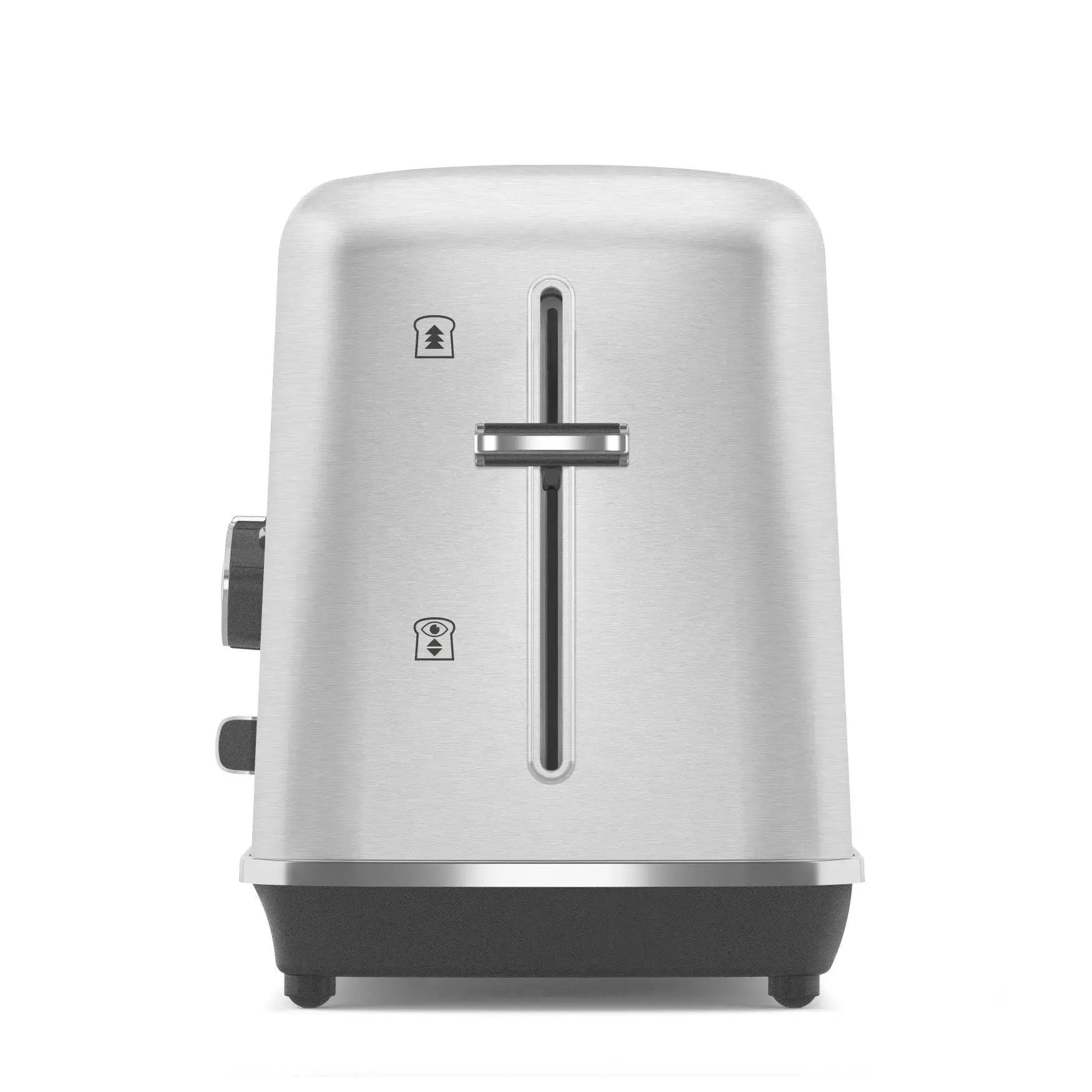 Roestvrijstalen broodrooster.