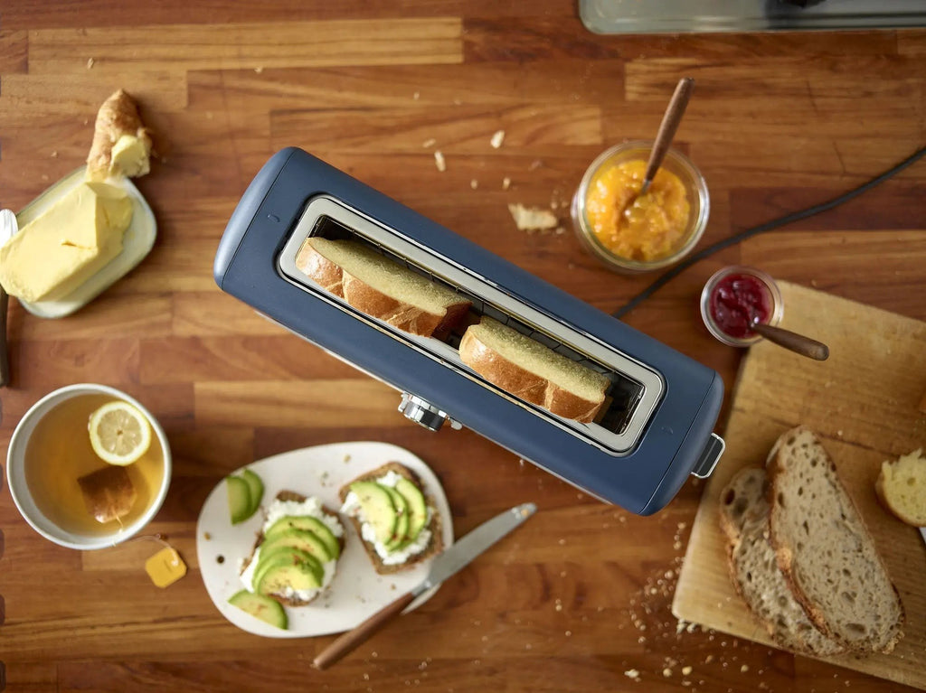 Broodrooster Expert extra lange sleuf - Blauw riviera&bar