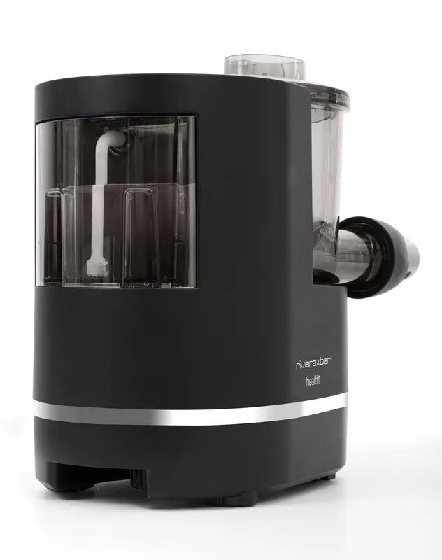 Zwarte sapcentrifuge.