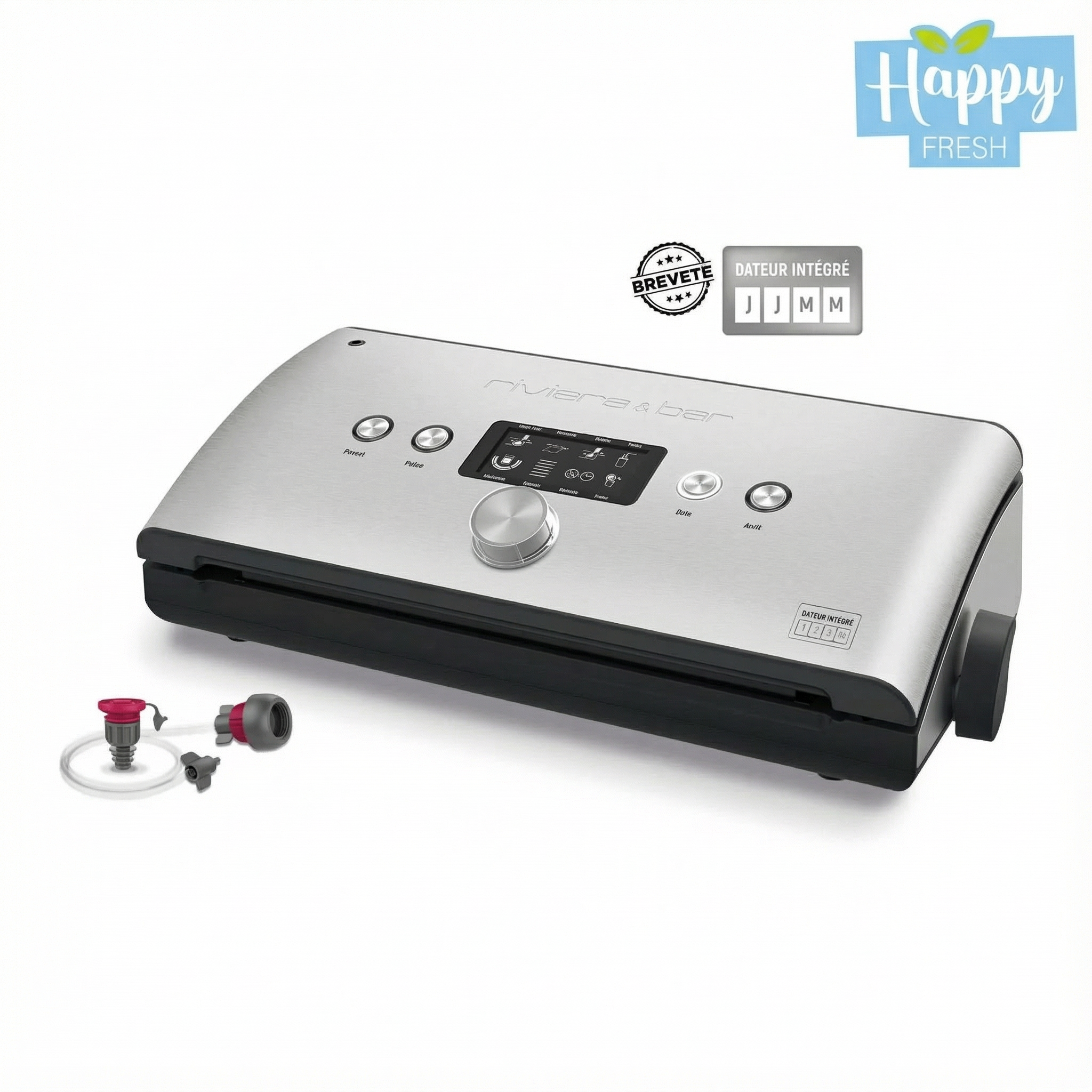 Vacuümverpakkingsapparaat met geïntegreerde datumstempel